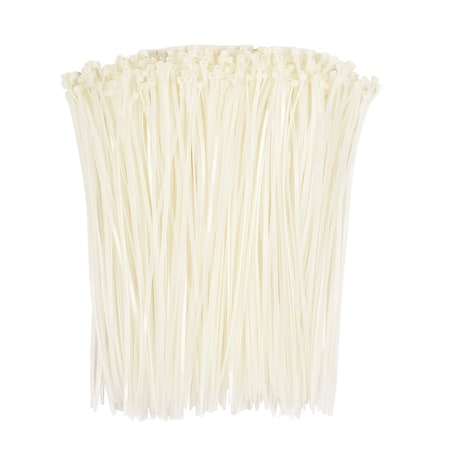 South Main Hardware Cable Tie, 11 in L, 3.1 in Max Bundle Dia., Natural, Nylon, 40 lb Strength, 500 PK 200107